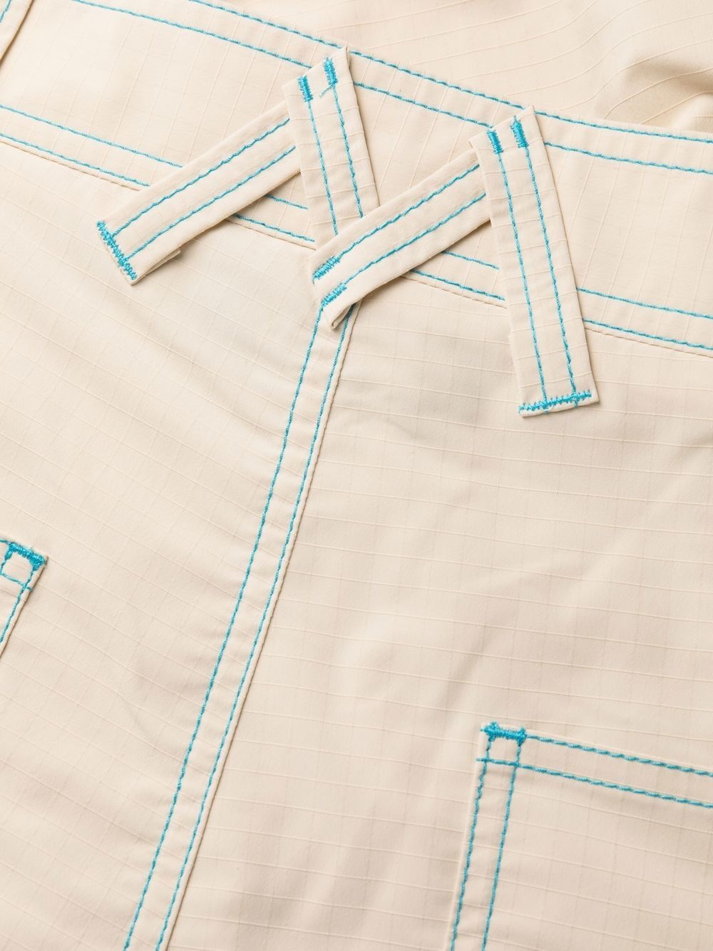 appliqué logo straight-leg trousers - 6