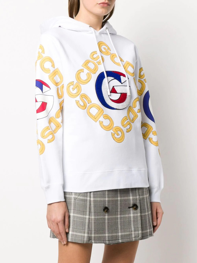 college logo print hoodie 3