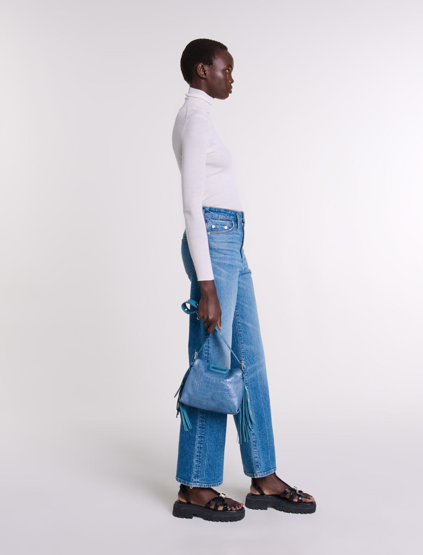 Wool and silk jumper - 3