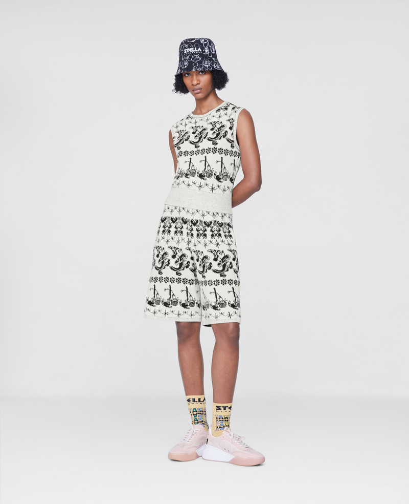 Stella McCartney Fantasia Fair Isle Sleeveless Jacquard Sweater outlook