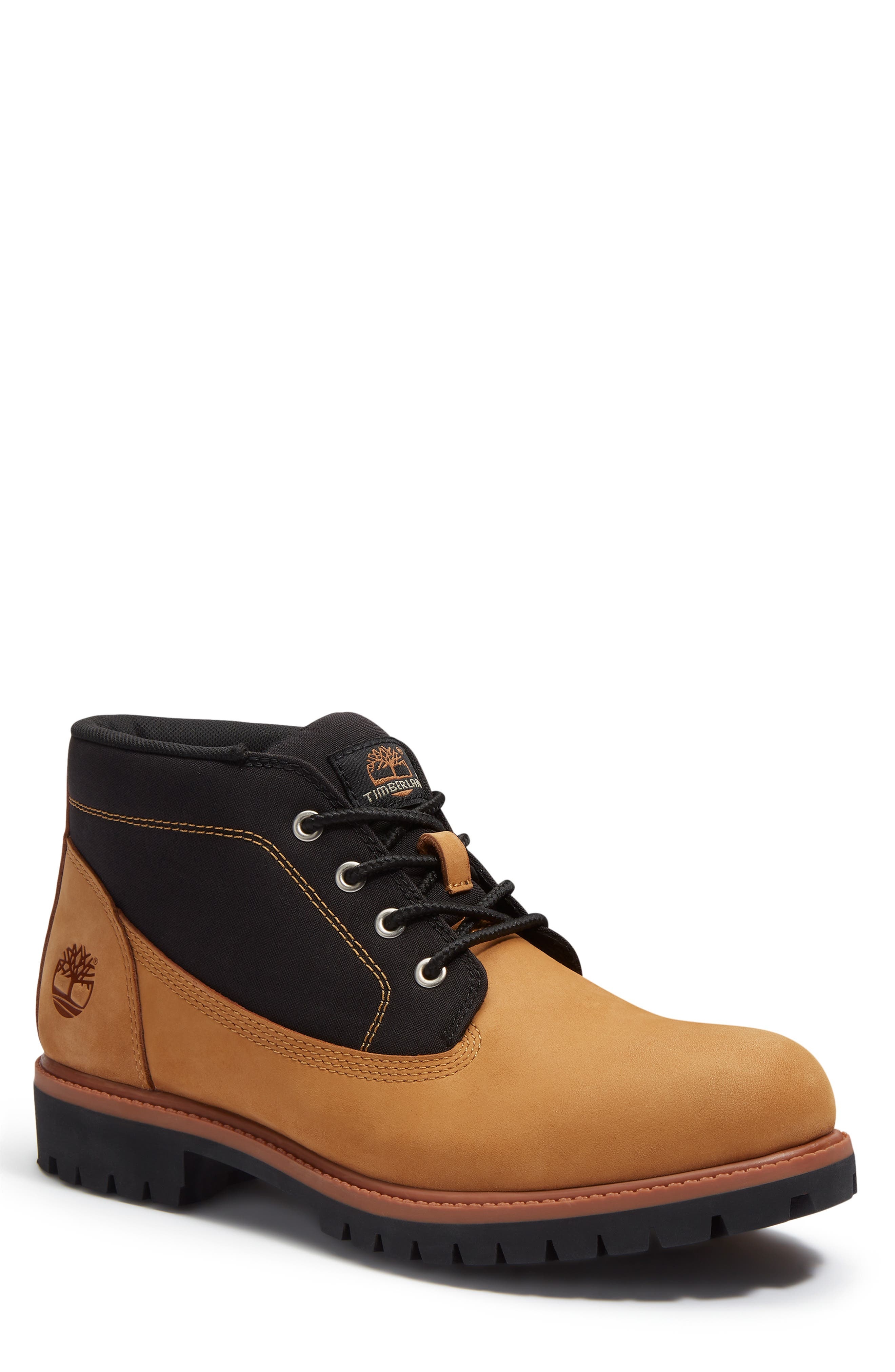 Timberland Premium Waterproof Lace-Up Chukka Boot in Wheat Nubuck at Nordstrom - 1