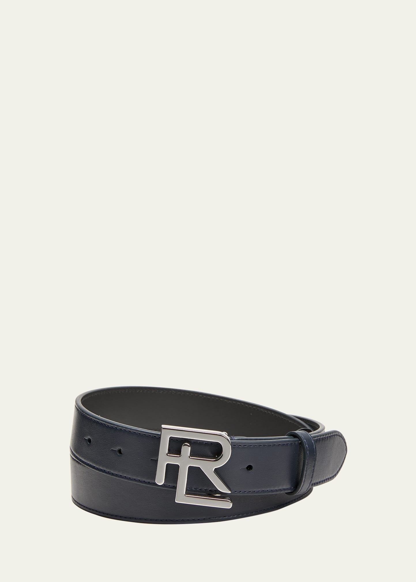 Men's Stacked RL Calfskin Belt - 1