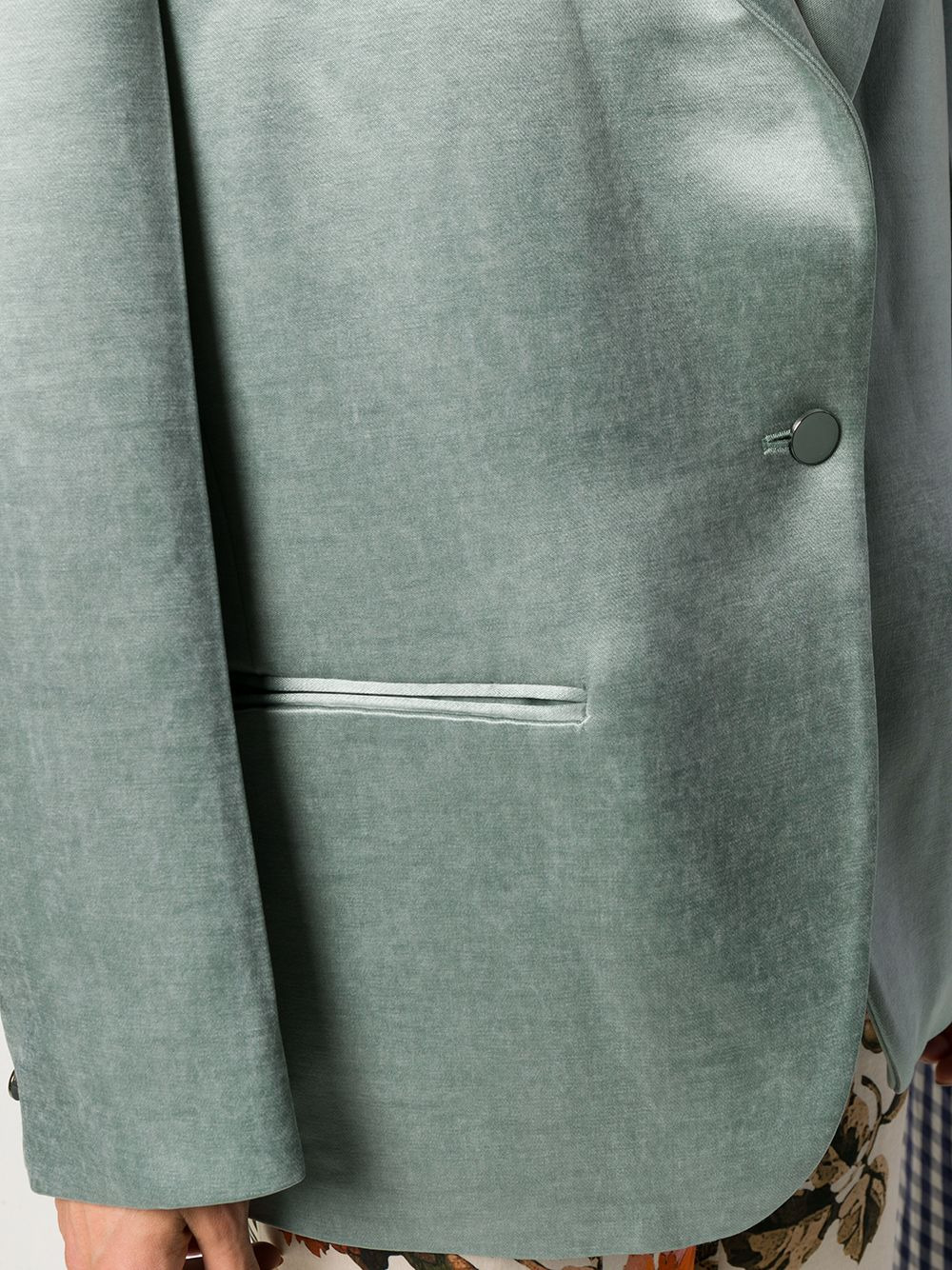 satin blazer - 5
