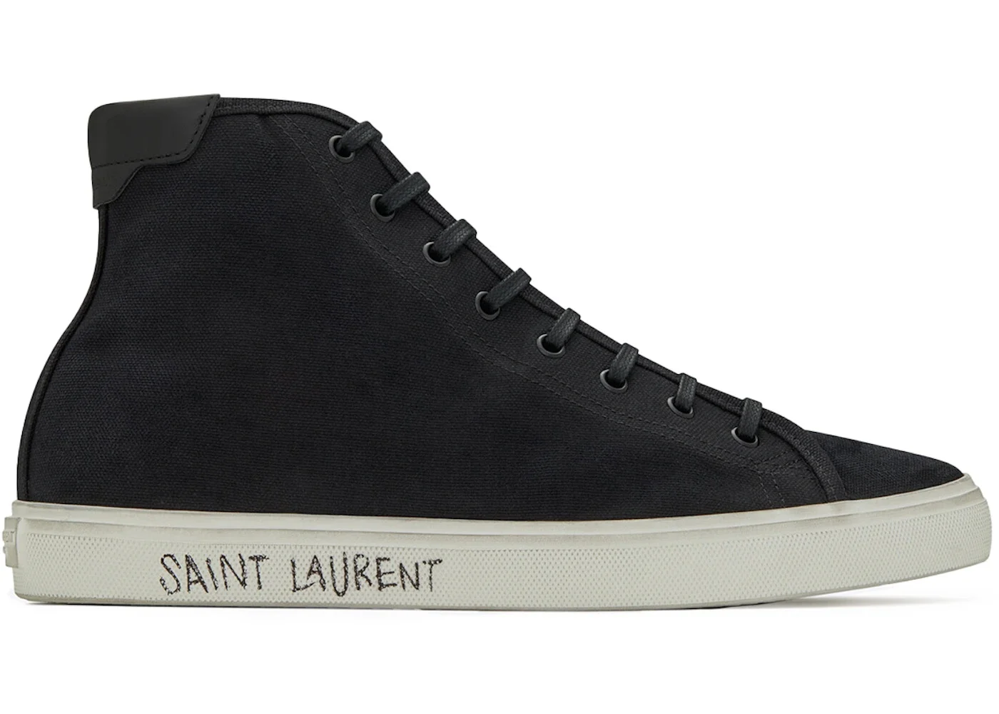 Saint Laurent Malibu Mid Black White - 1