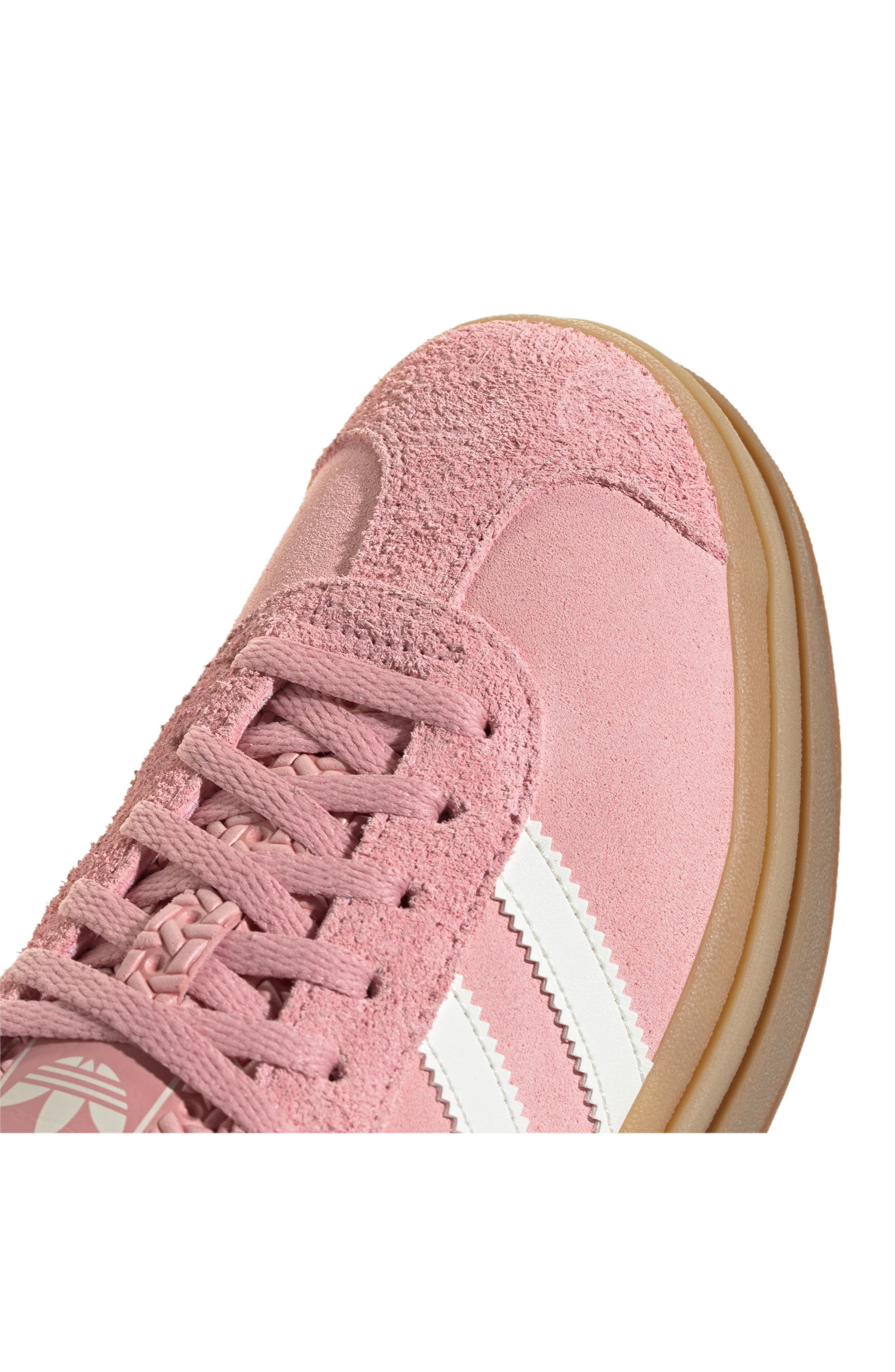 adidas Gazelle Bold Platform Sneaker in Wonder Mauve/Off White/Gum at Nordstrom - 8