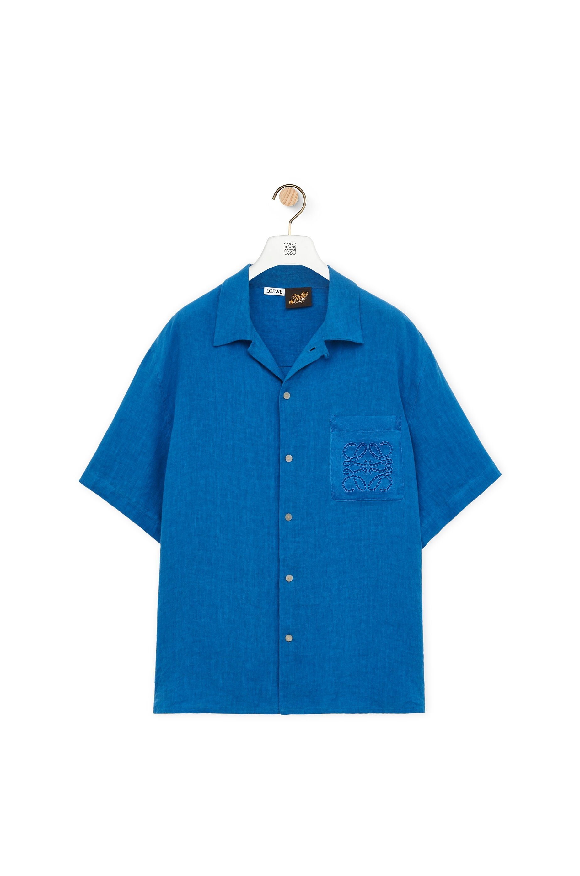 Short sleeve shirt in linen - 1