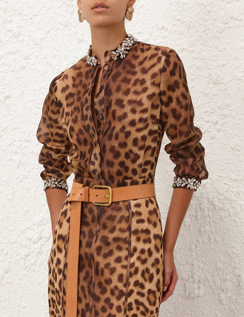 Zimmermann CRUSH EMBELLISHED BODY SHIRT outlook