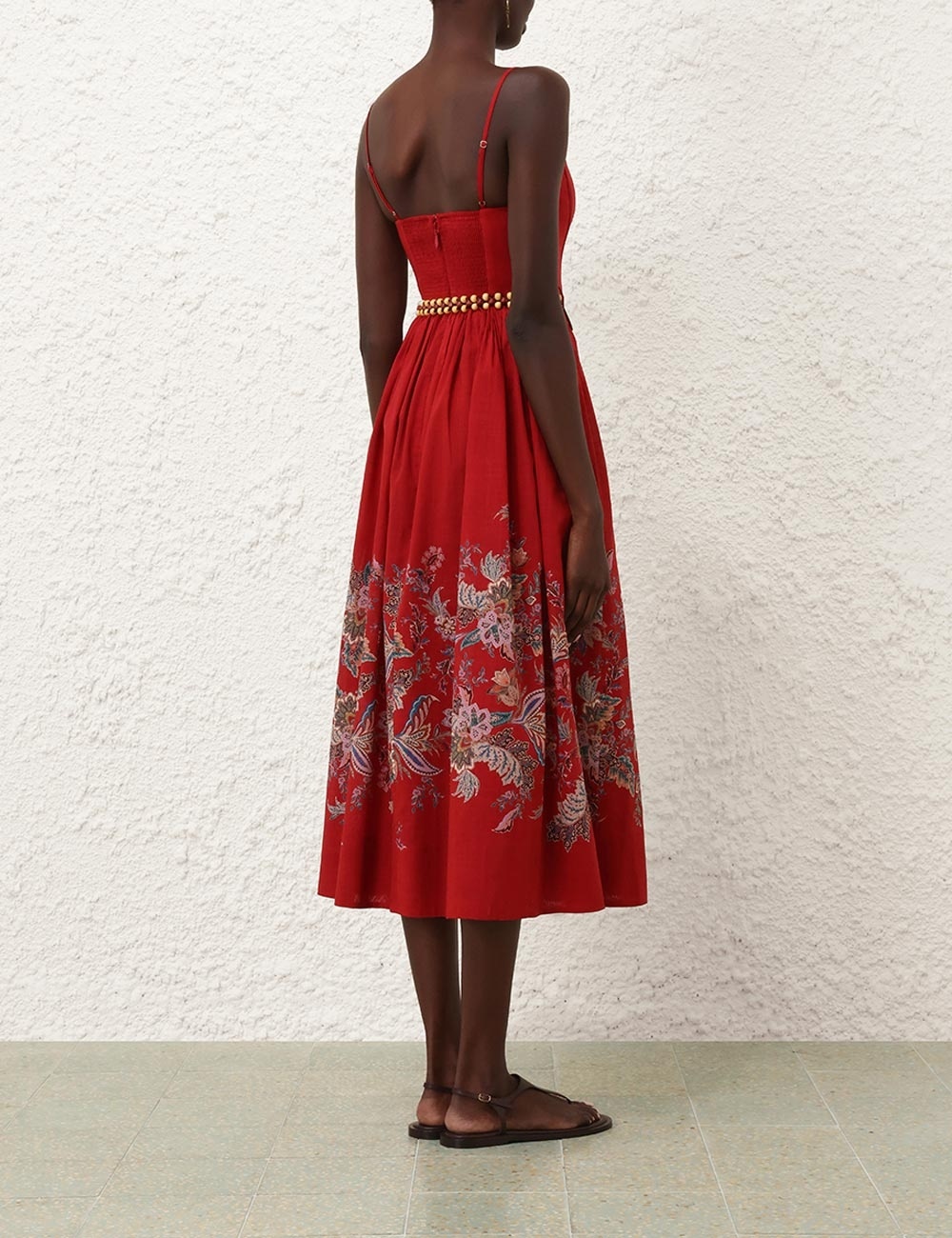 RHIANNON CORSET MIDI DRESS - 4