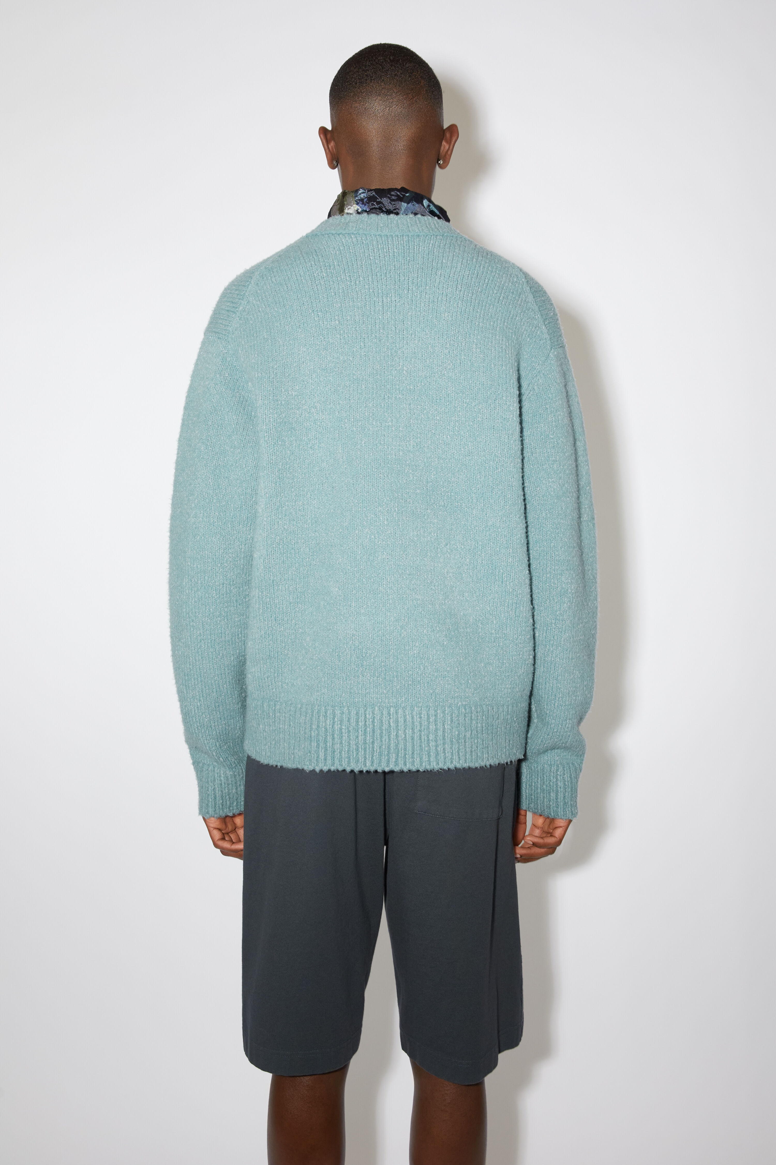 Wool blend jumper - Mineral blue - 3