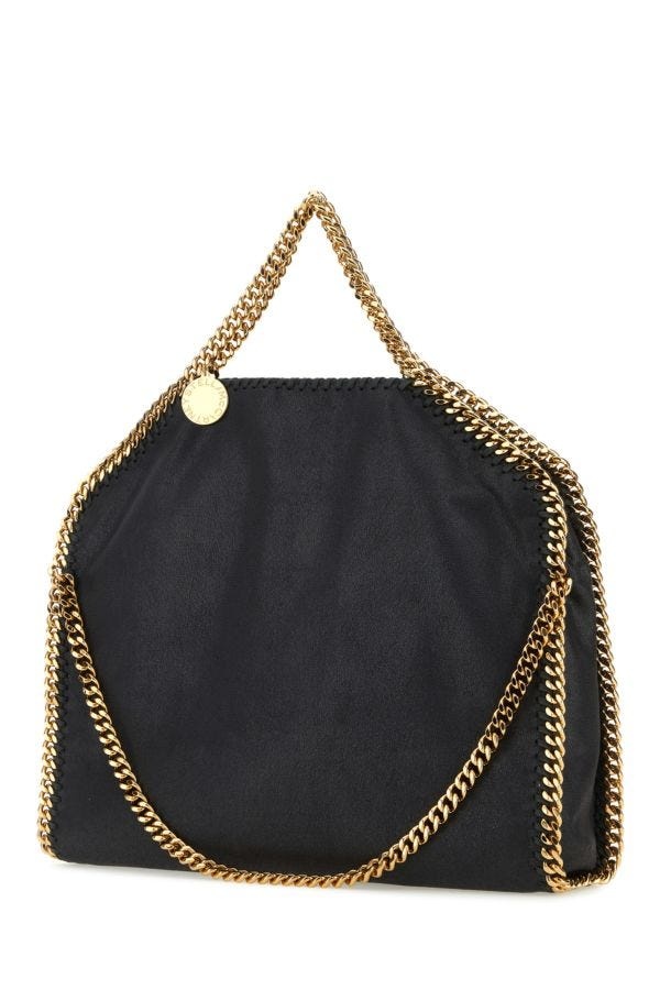 Stella Mccartney Woman Slate Shaggy Deer Falabella Fold Over Handbag - 2