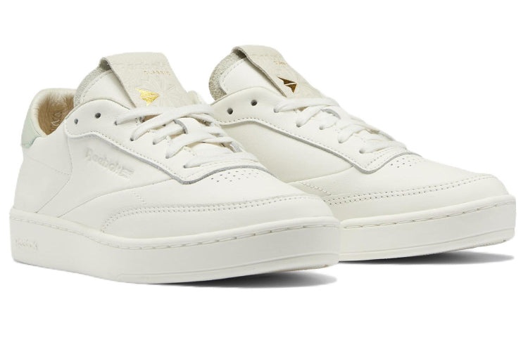 (WMNS) Reebok Club C Clean 'Chalk Light Sage' GX3693 - 3