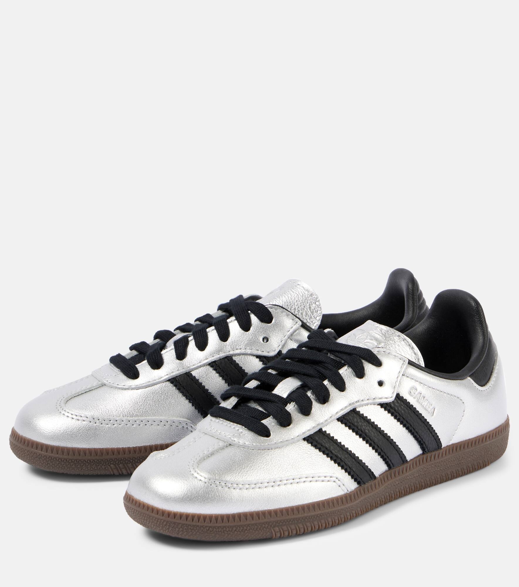 Samba OG metallic leather sneakers - 4