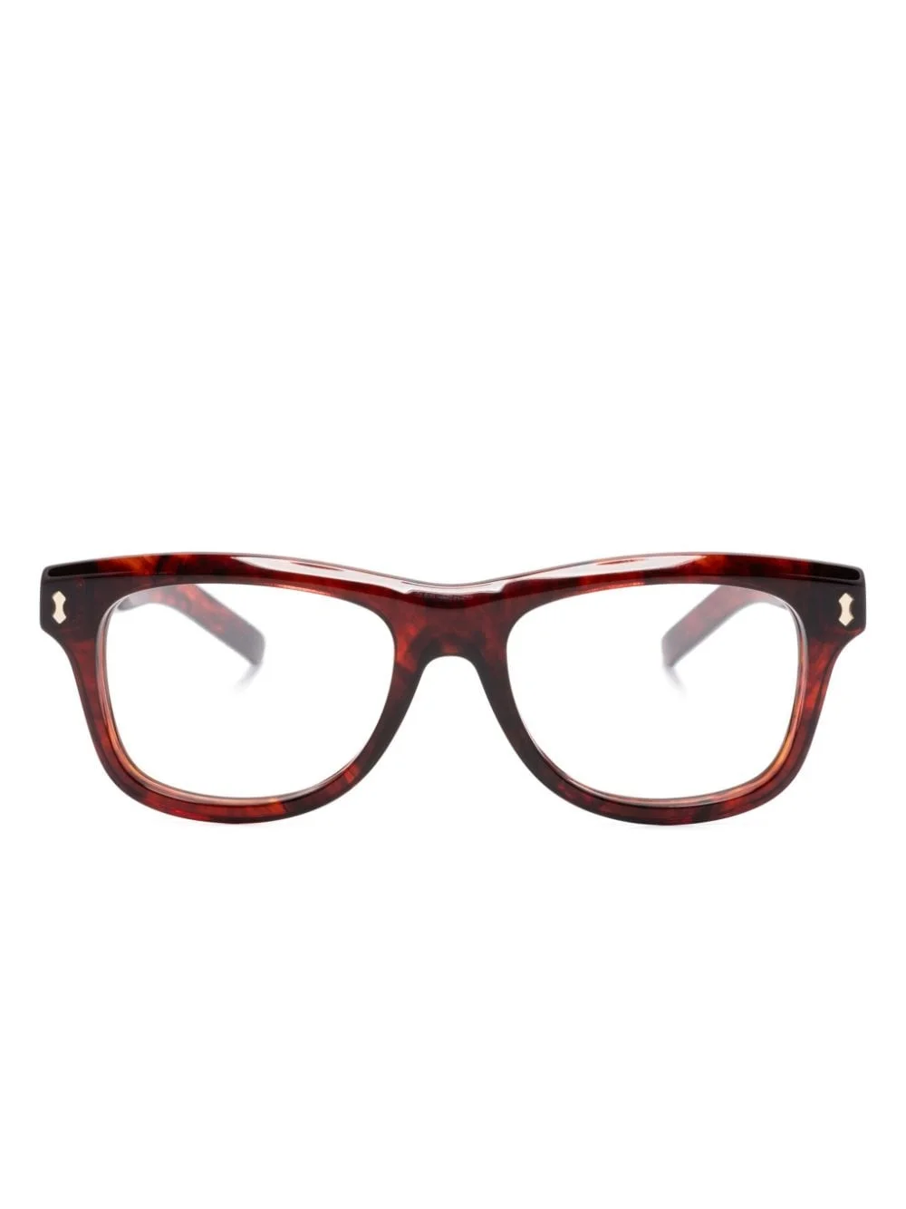 oval-frame glasses - 1