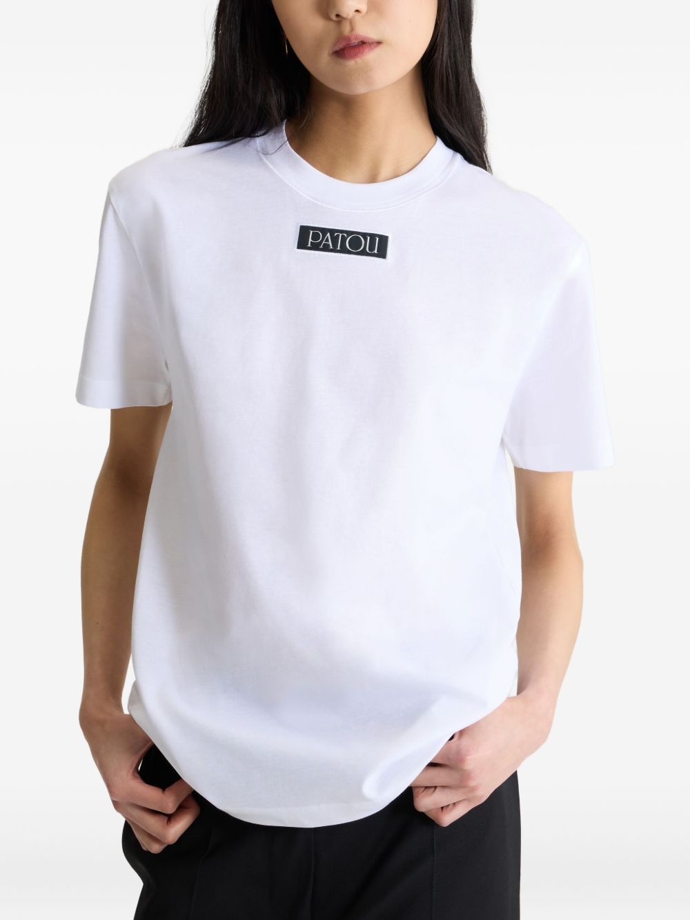 logo-appliqué T-shirt - 4