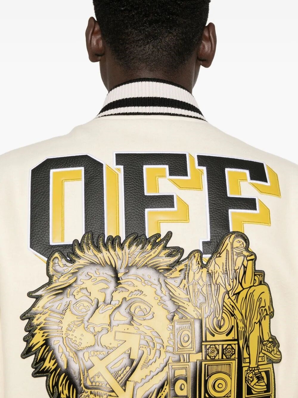 `Lion` Wool `Reg` Varsity Jacket - 3