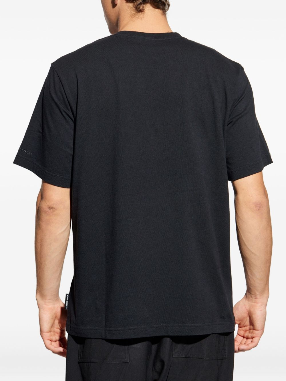 logo-plaque cotton T-shirt - 4