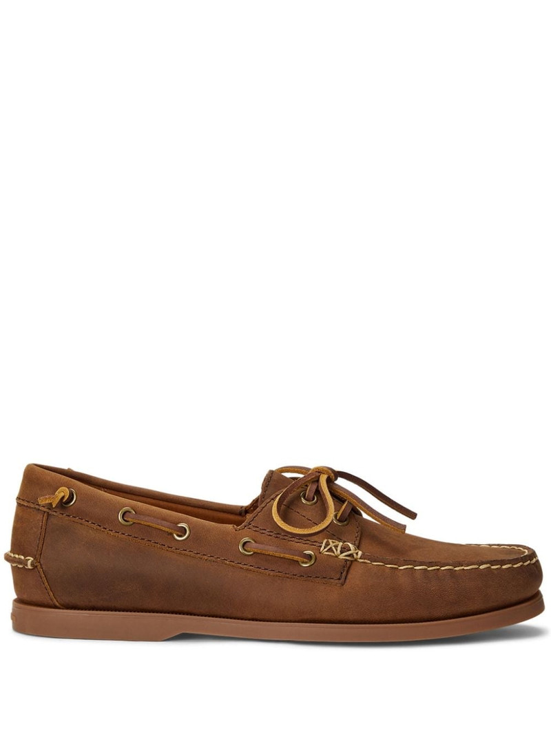 Merton leather boat shoes 1