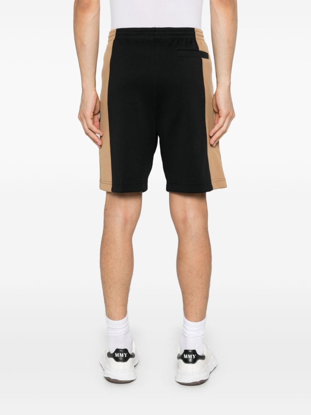 logo-patch track shorts - 4