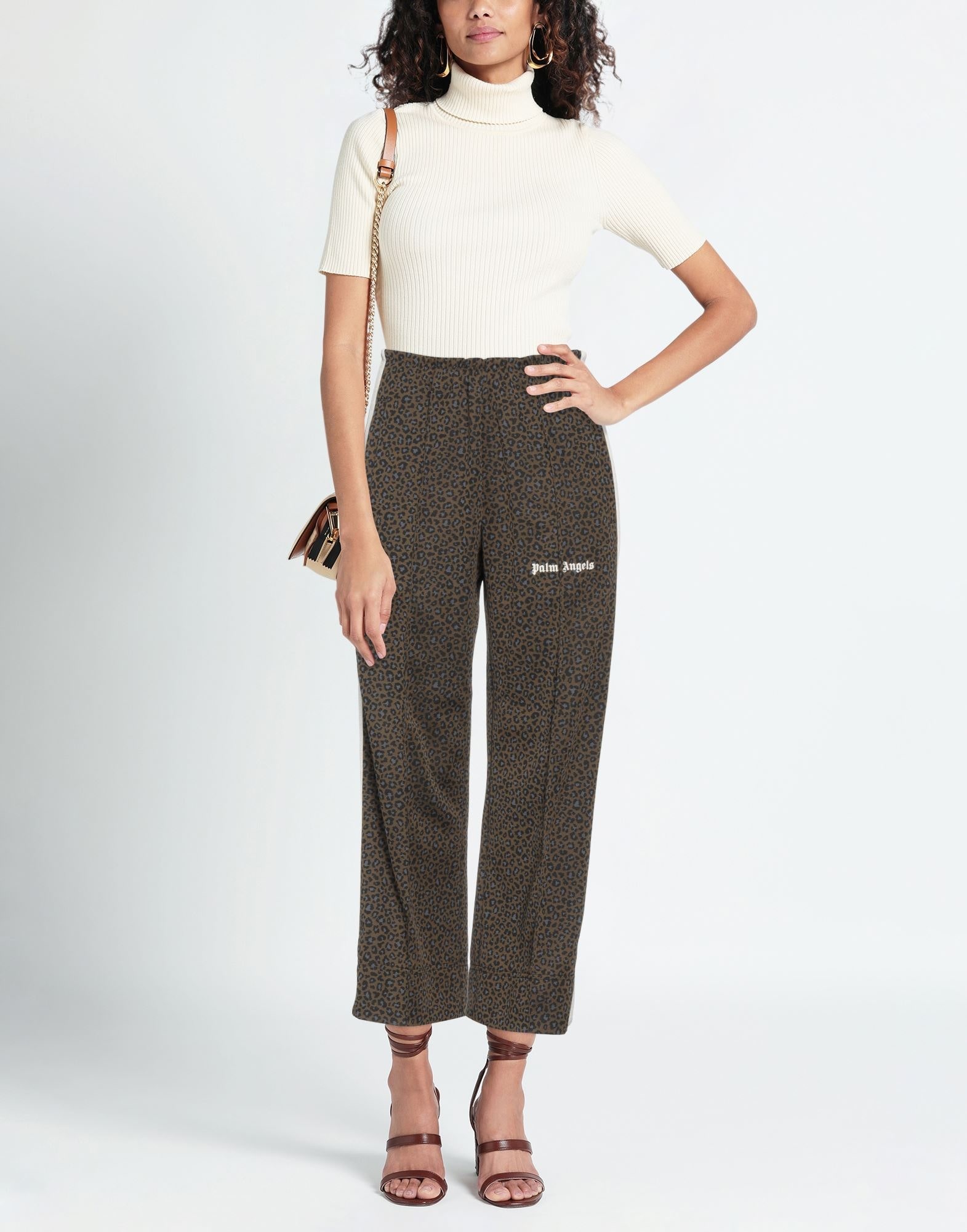 Military green Women's Casual Pants - 2