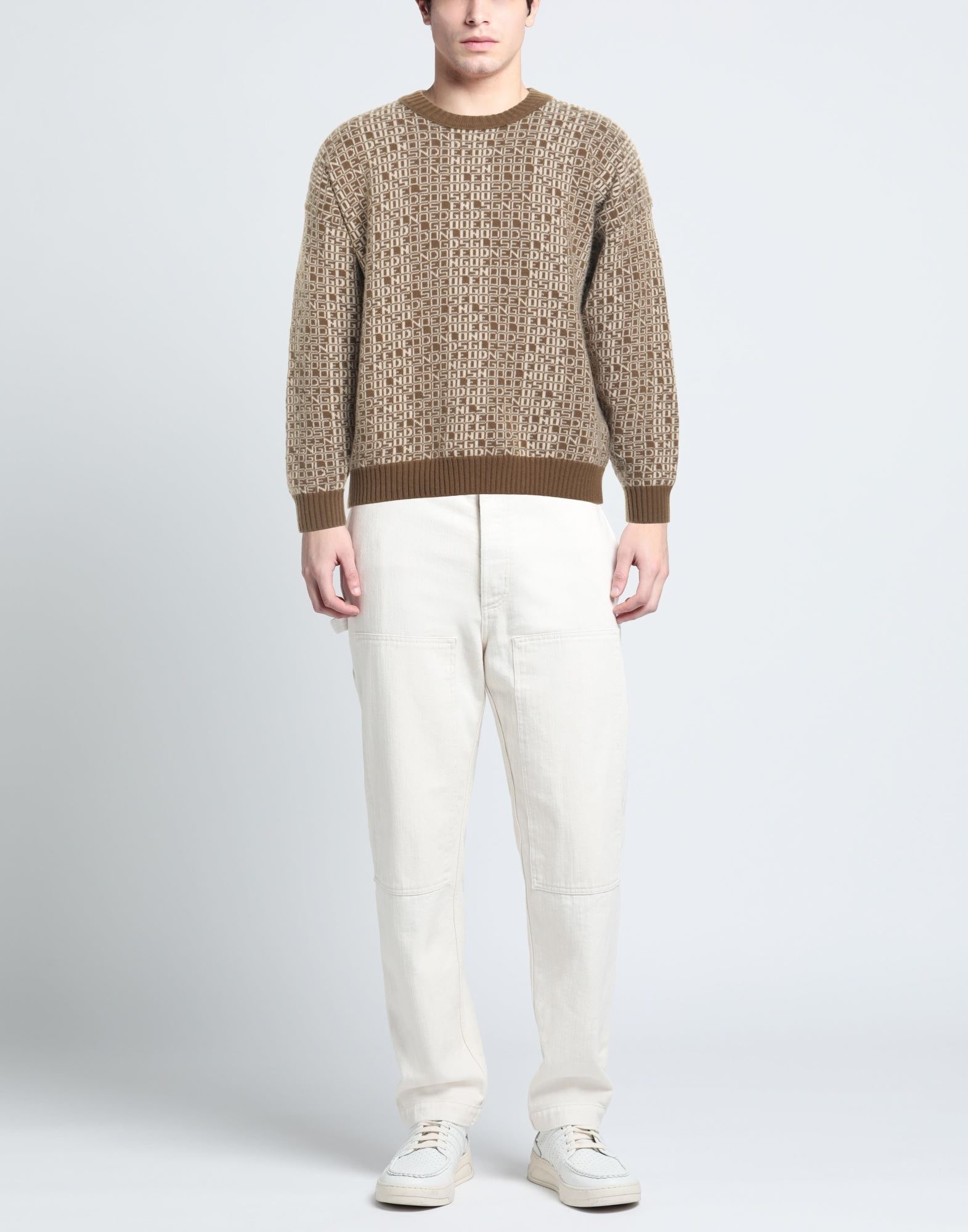 Military green Men's Sweater - 2