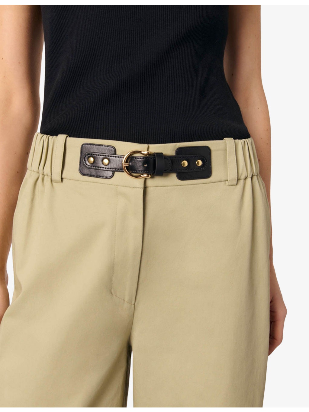 Logo-Embellished Straight-Leg Mid-Rise Cotton Trousers - 5