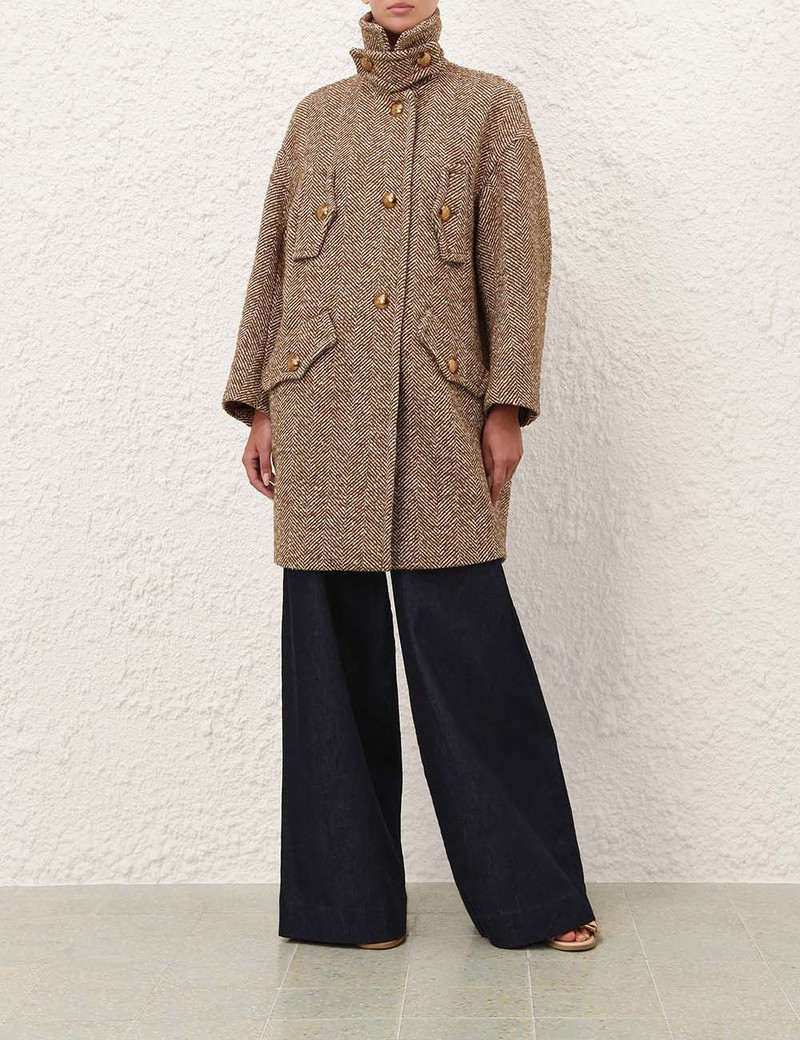 REBELLION HERRINGBONE COAT 7