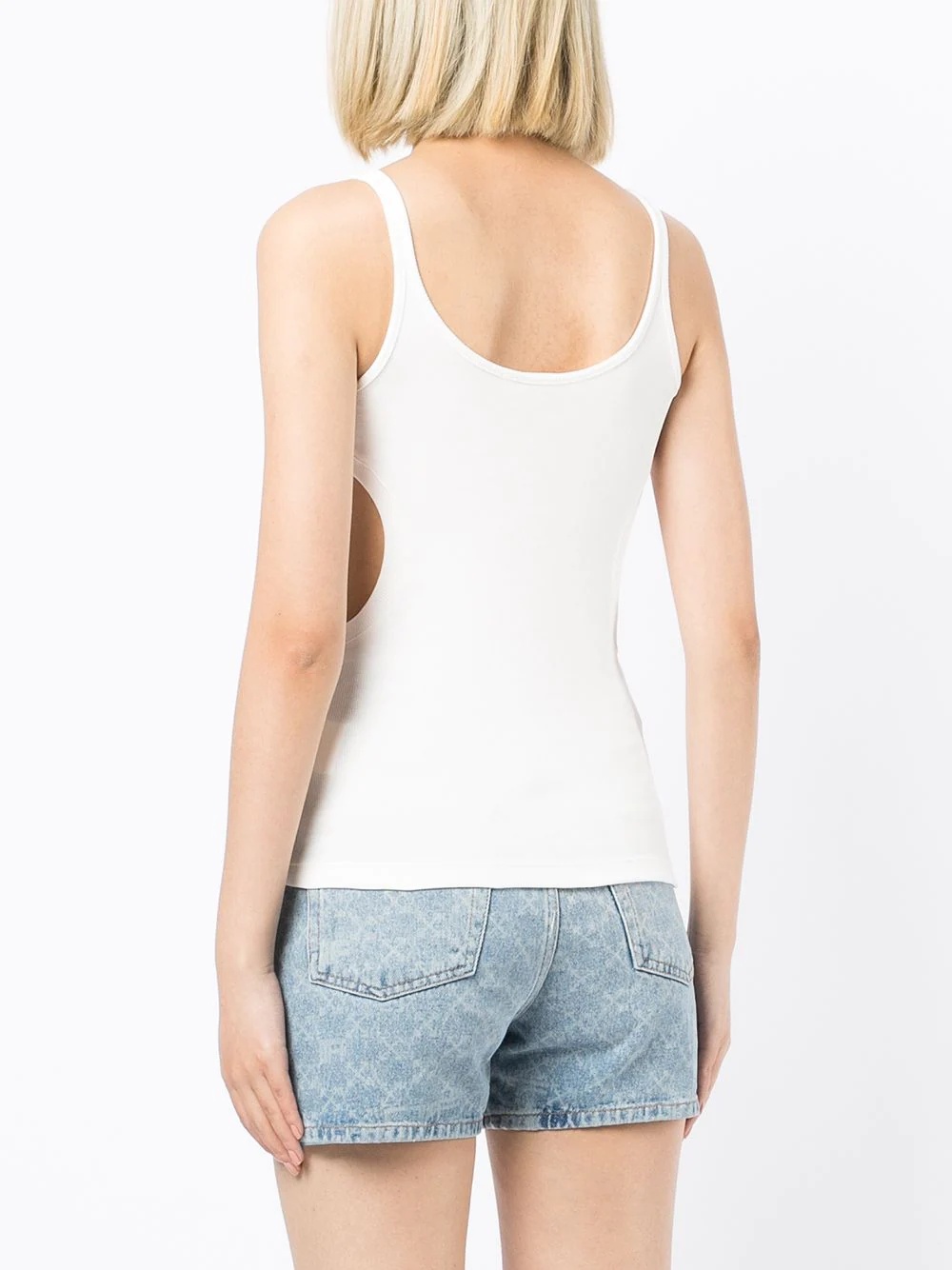 cut-out detailed vest top - 4