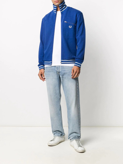 Fred Perry striped detail zip-up jacket  outlook