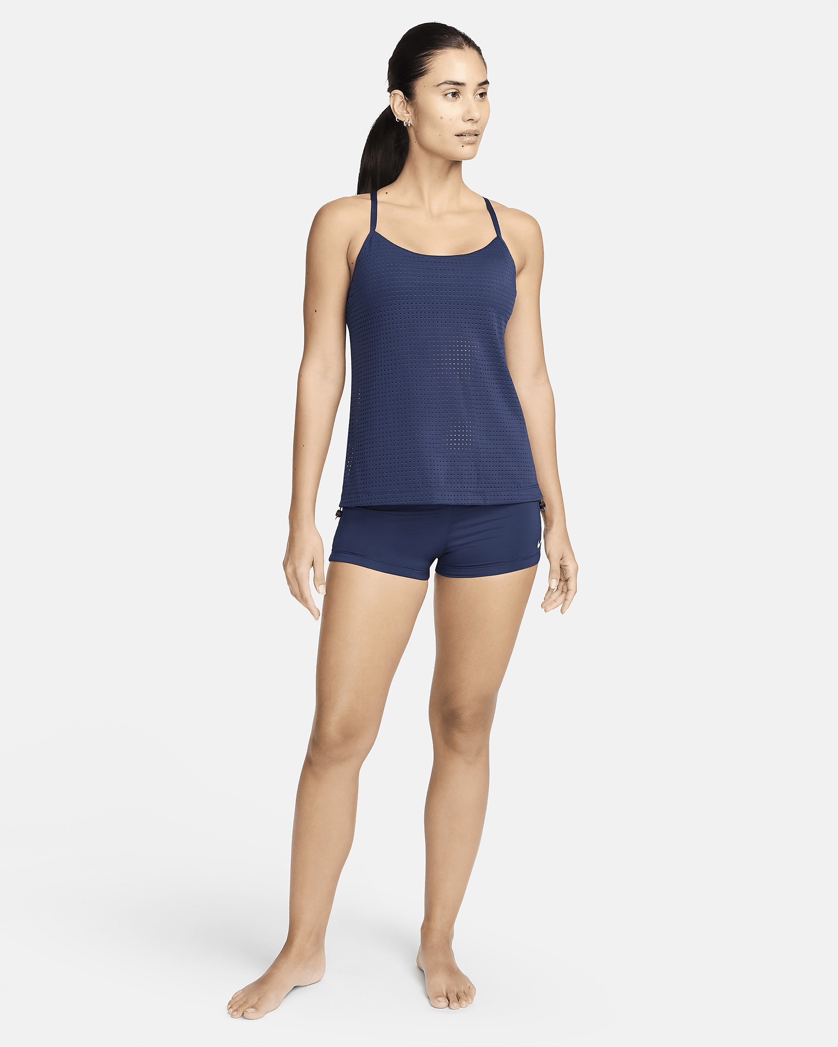 Nike Women's Essential Layered Tankini Top - 6
