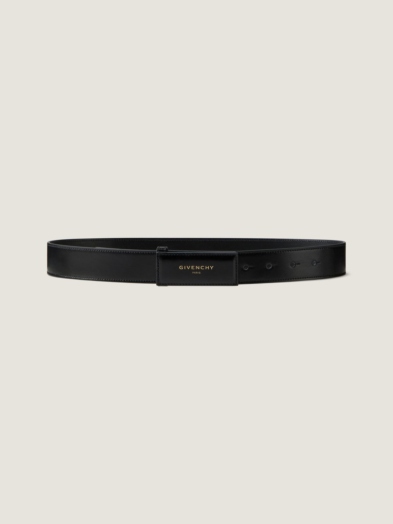 LABEL BELT IN BOX LEATHER 1