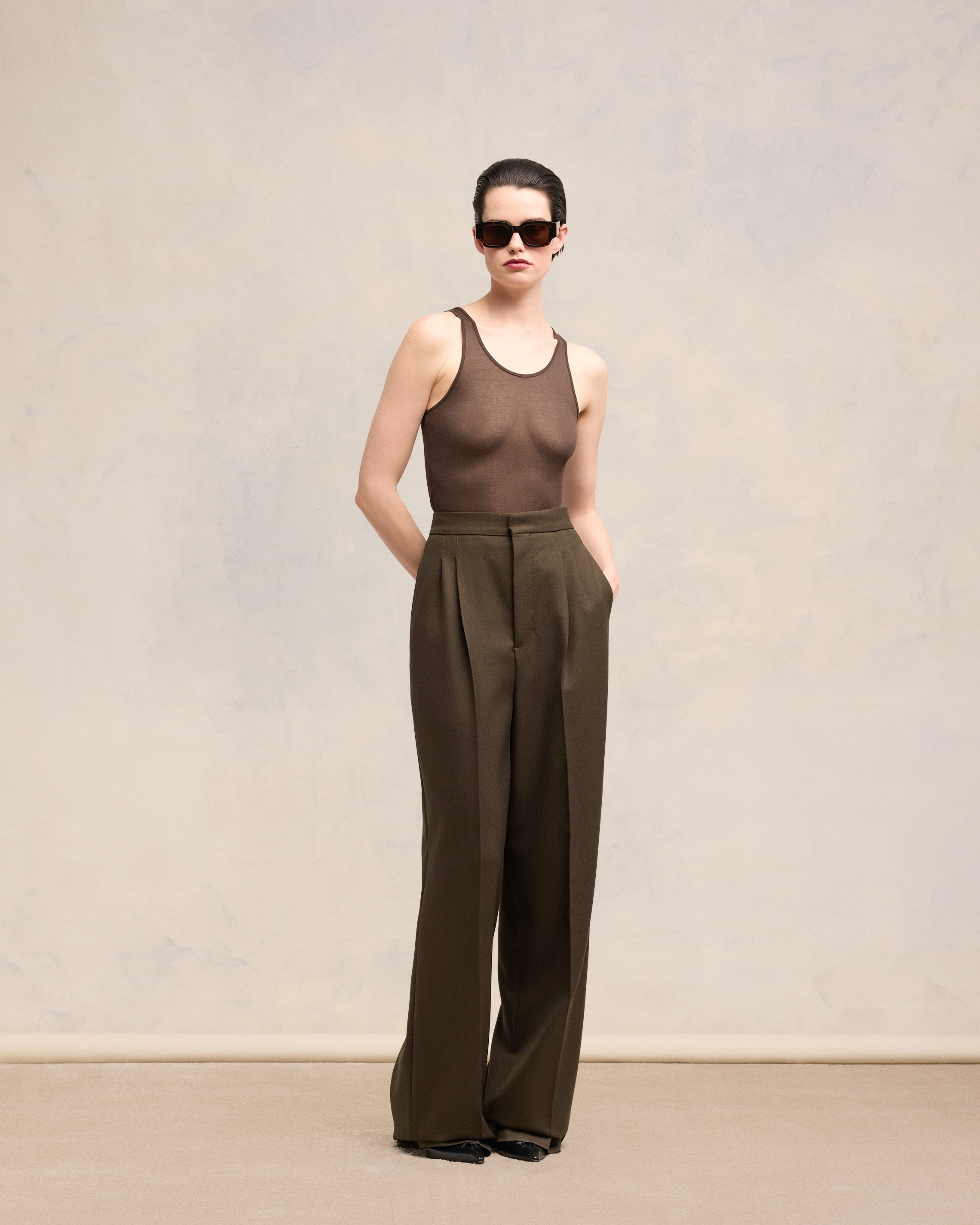 HIGH WAIST LARGE TROUSERS - 2