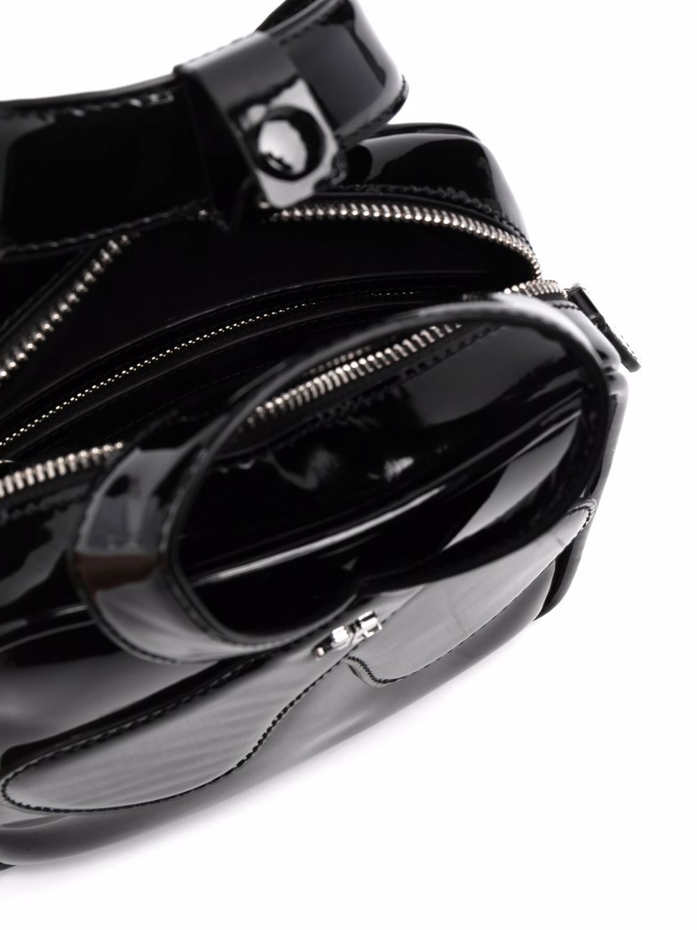 Loop leather tote bag - 5