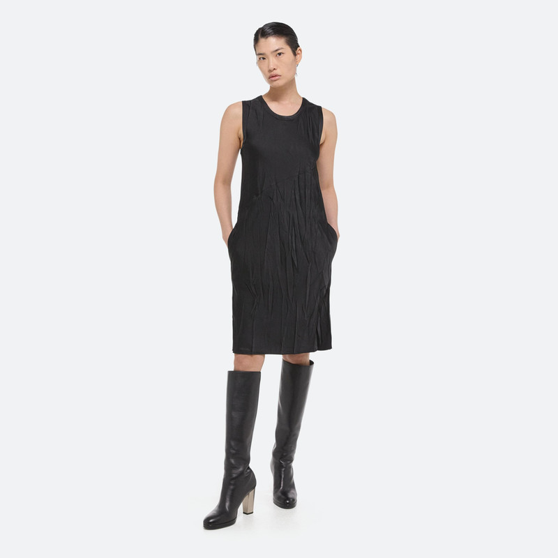 Helmut Lang CRUSHED SATIN TANK DRESS outlook