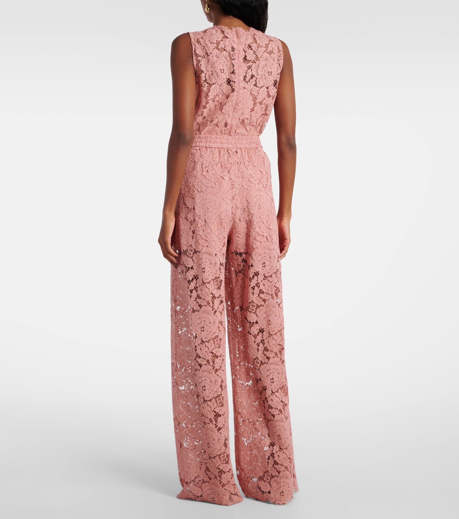 Lace wide-leg pants - 3