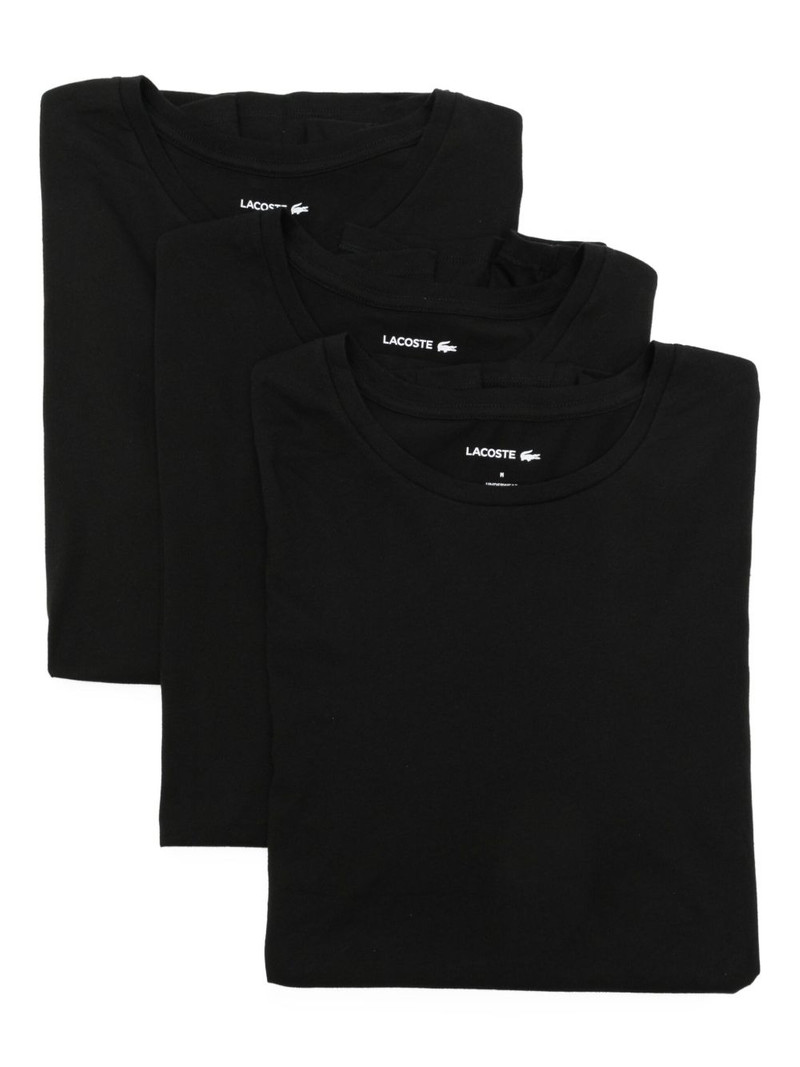 logo-appliqué cotton T-shirt (set of three) 1