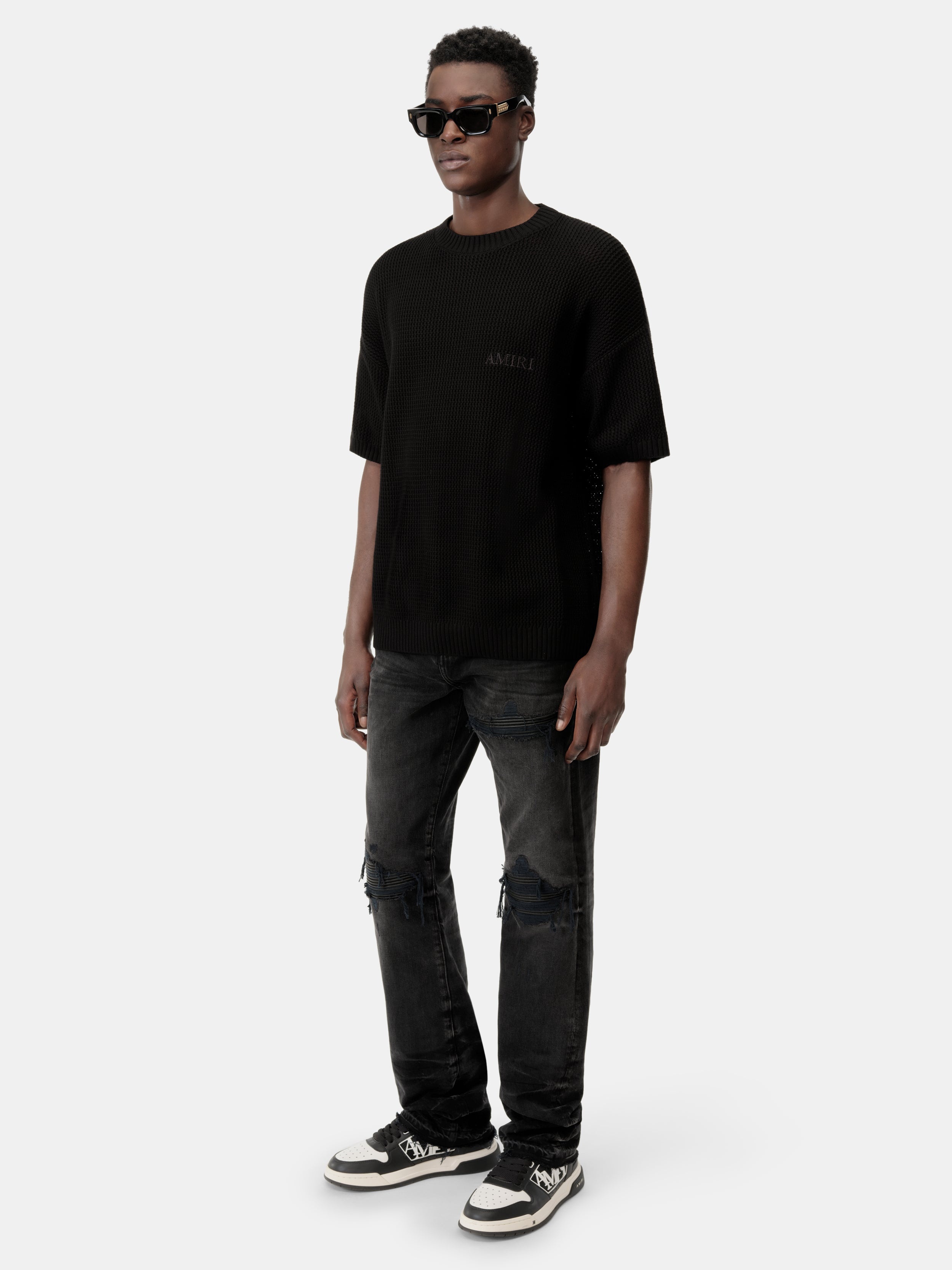 AMIRI CROCHET MESH TSHIRT - 3