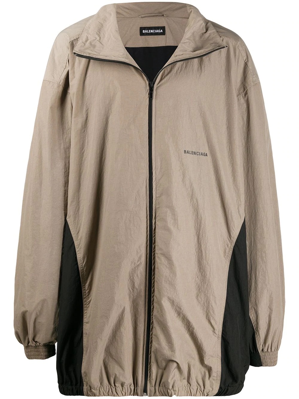 oversized zip-up lightweight jacket - 1