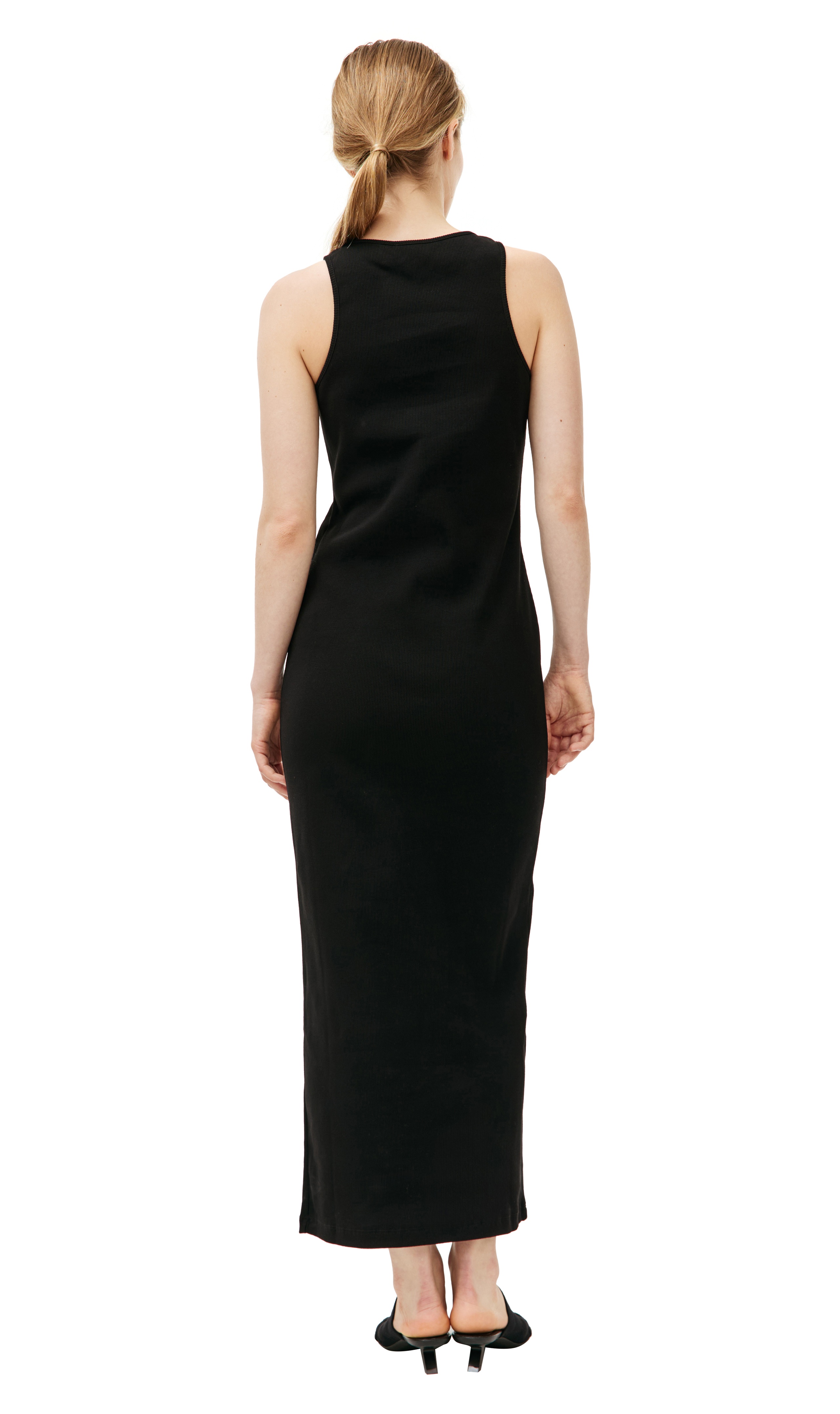 RIB KNIT MIDI DRESS - 3