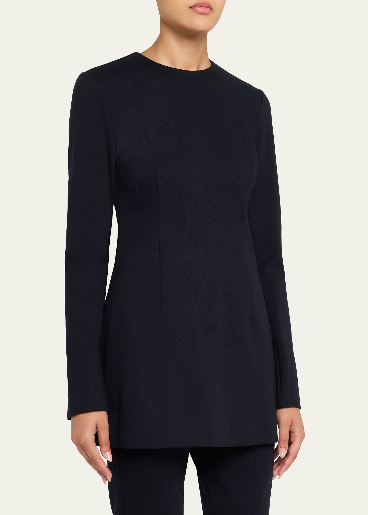 Alpino Long-Sleeve Tunic Blouse - 4