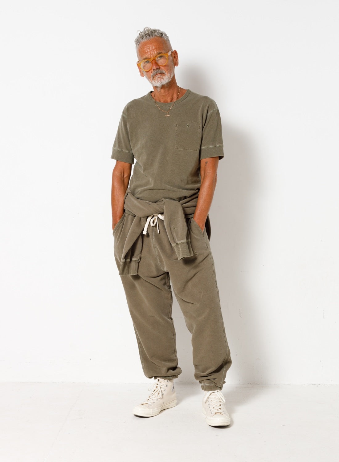 Military Tee in USMC Green - 3