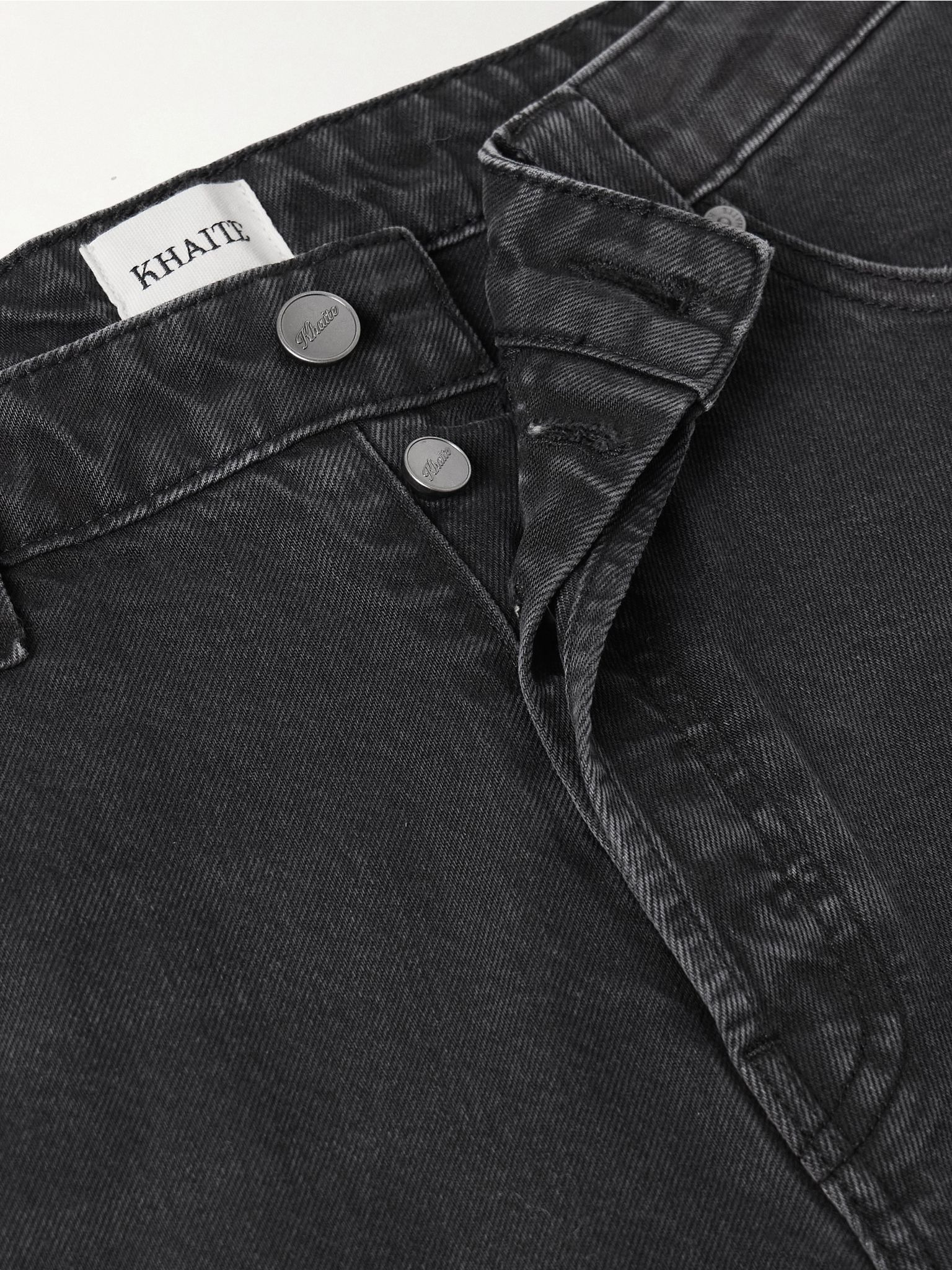 Winslow mid-rise straight-leg jeans Black - 5