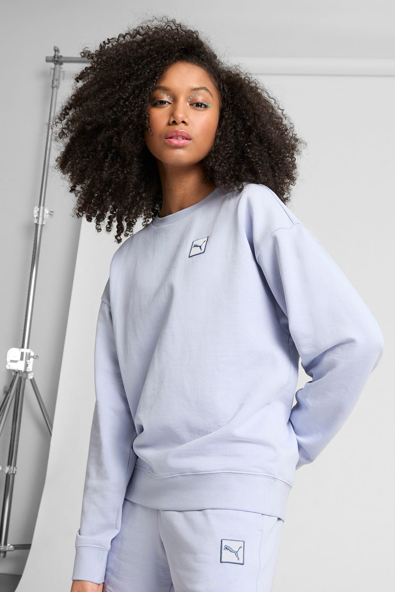 PUMA Essentials Elevated Women's Comfort Crew Sweatshirt outlook