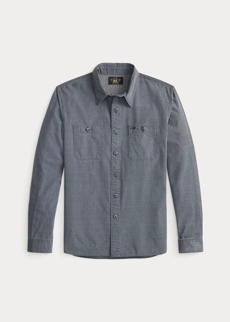 Check-Print Woven Workshirt 1