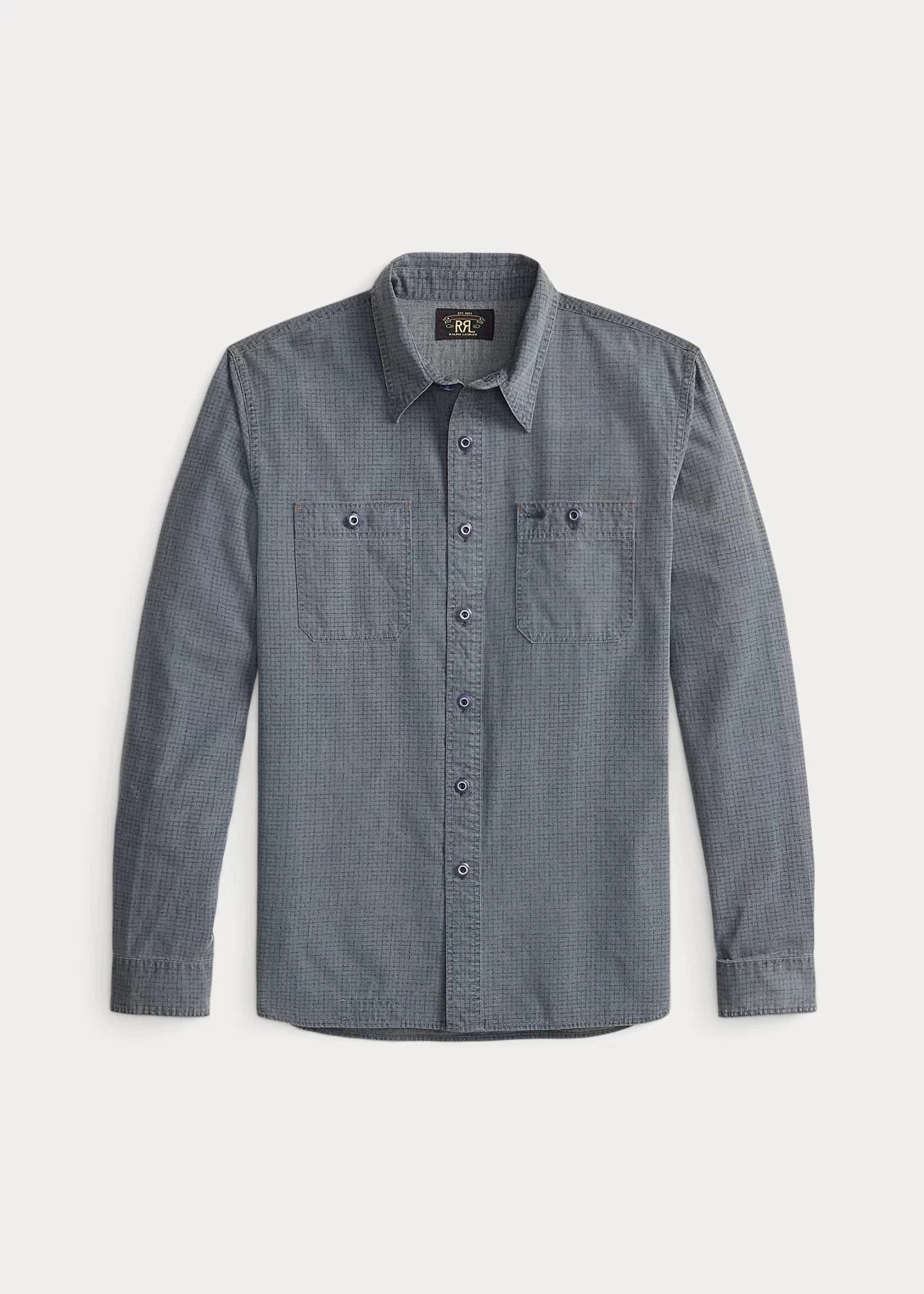 Check-Print Woven Workshirt - 1