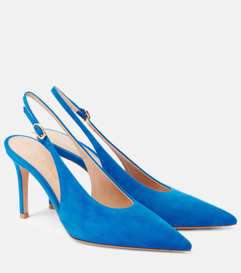 Robbie suede slingback 펌프 - 1