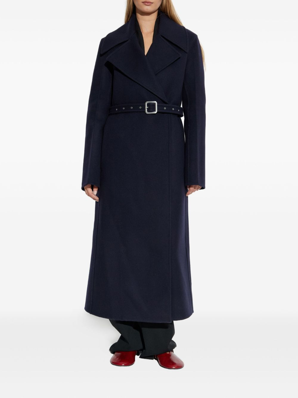 belted coat - 2