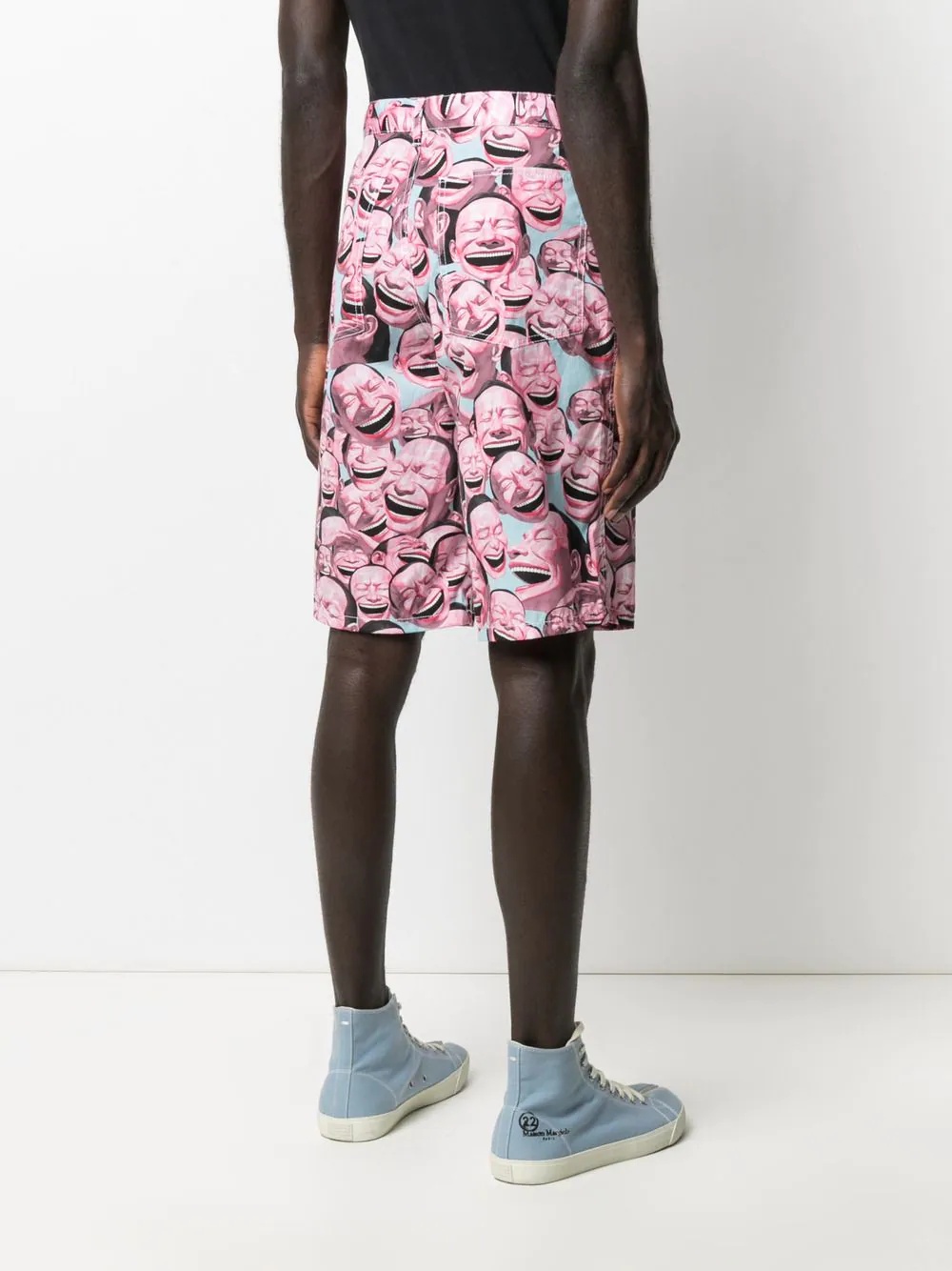 Laughter print shorts - 4