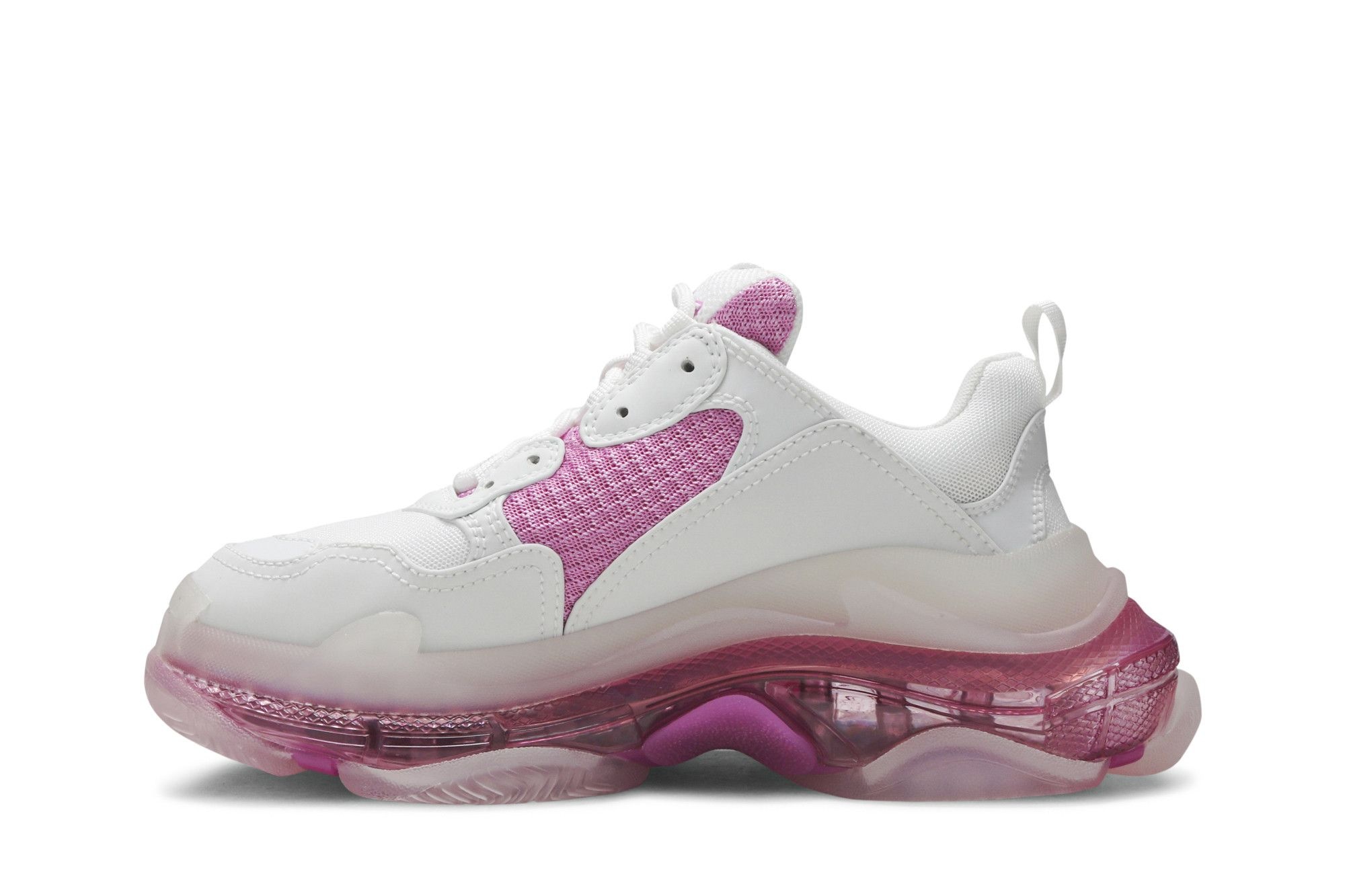 Balenciaga Wmns Triple S Clear Sole Trainer 'White Pink' - 3