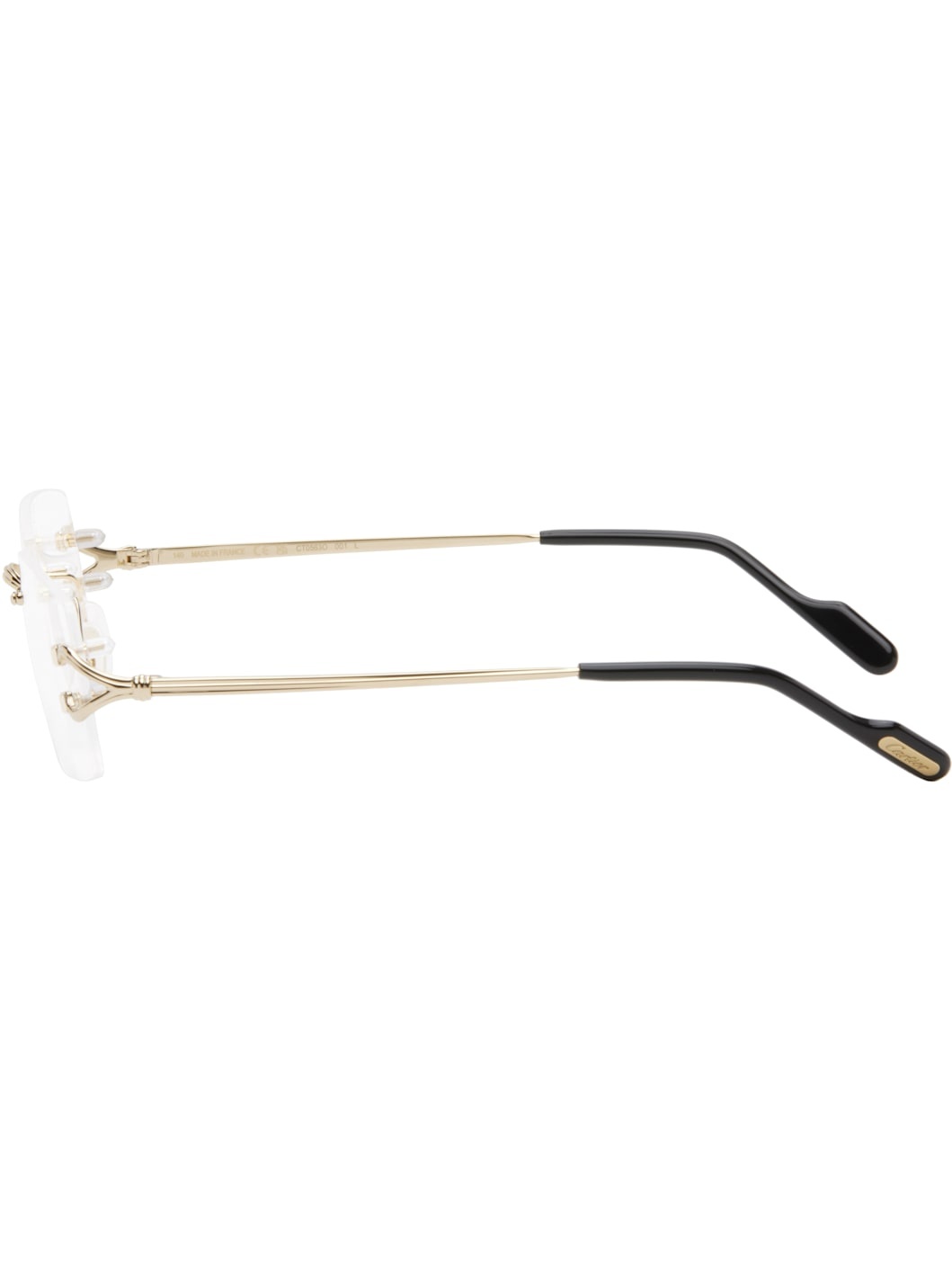 Gold 'Signature C de Cartier' Glasses - 3