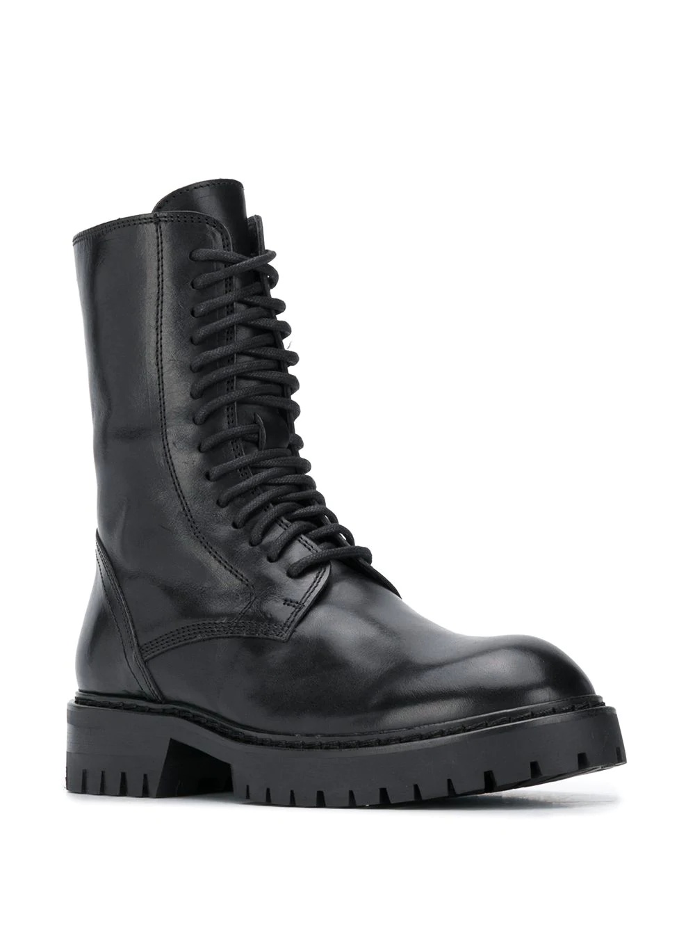 chunky-sole lace-up boots - 2